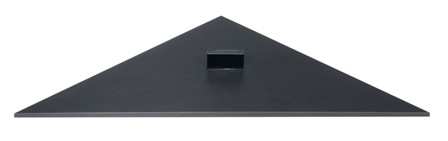 Flachkanal - Dreieck-Deckel mit Griffknopf