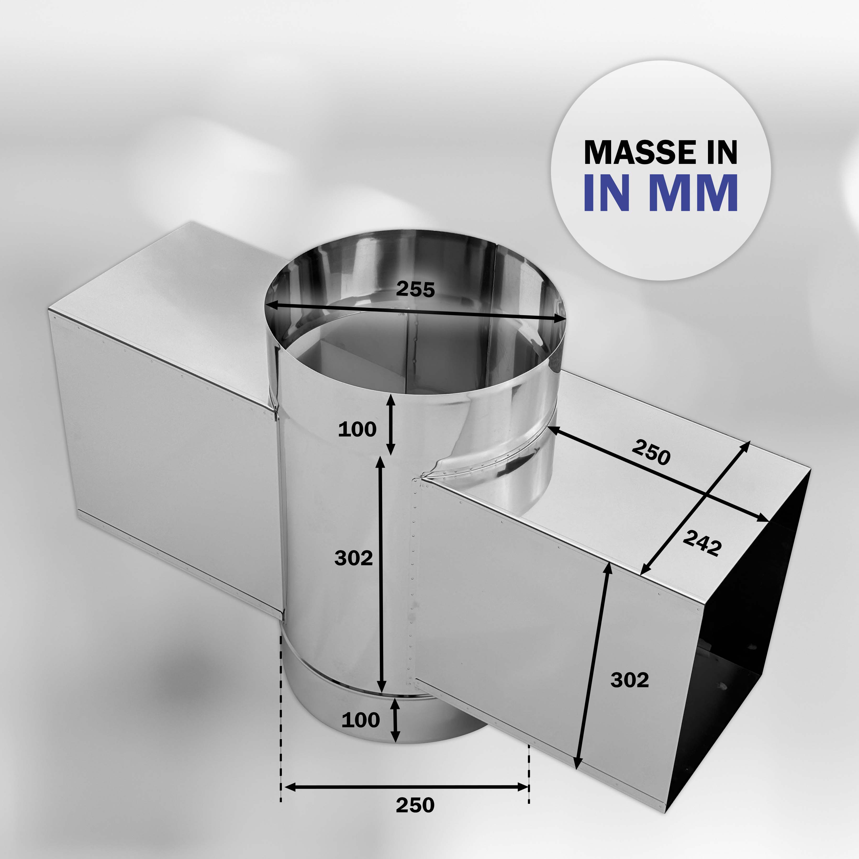 VA-Doppel-Schurrenrohr