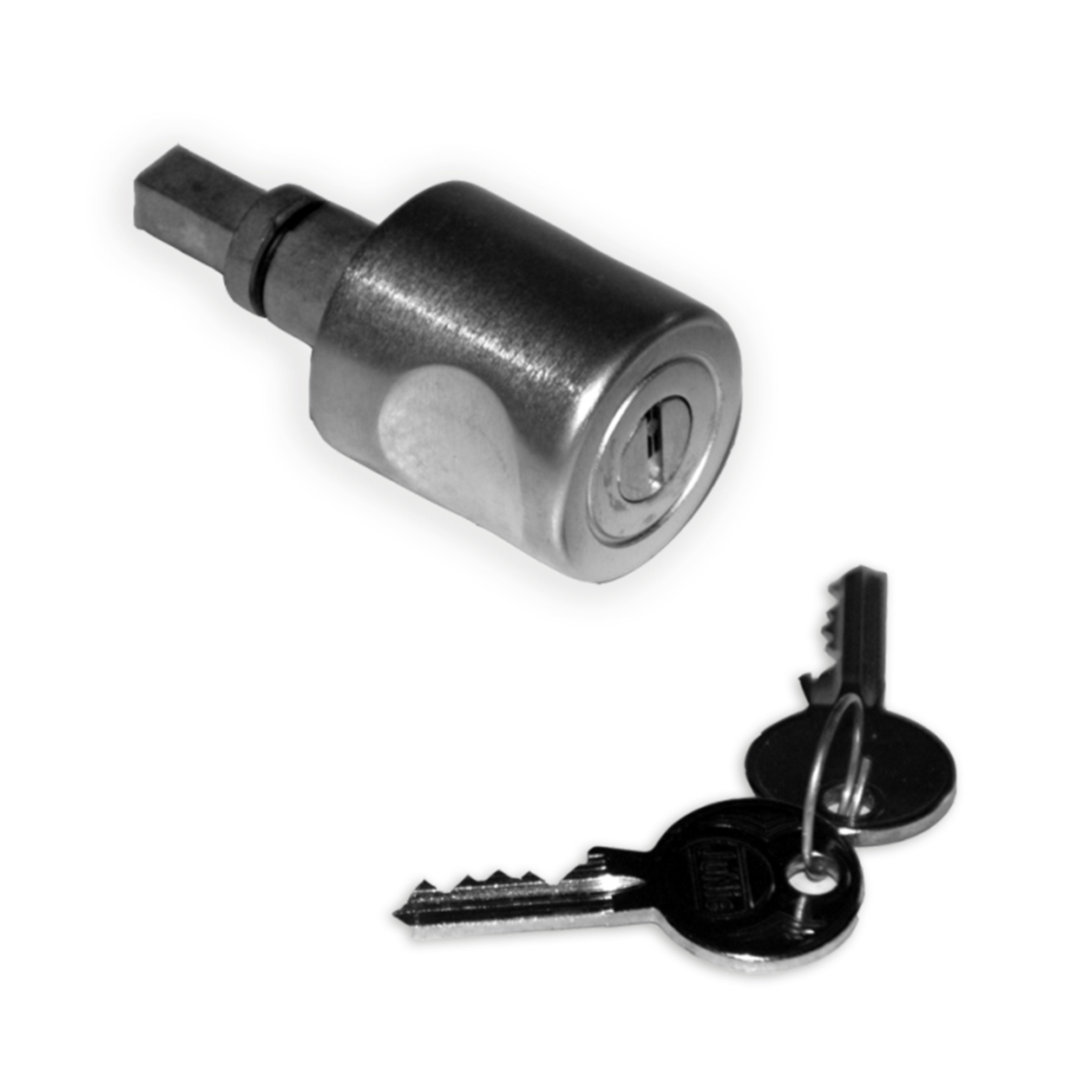 Einwurftür Metall - Weiß - doppelwandig - mit Dichtung - eckig/eckig/rund - ⌀ 300 mm