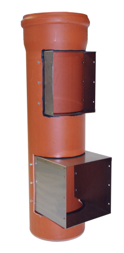 KG-Rohr Anbau-Schurre 240x300 mm