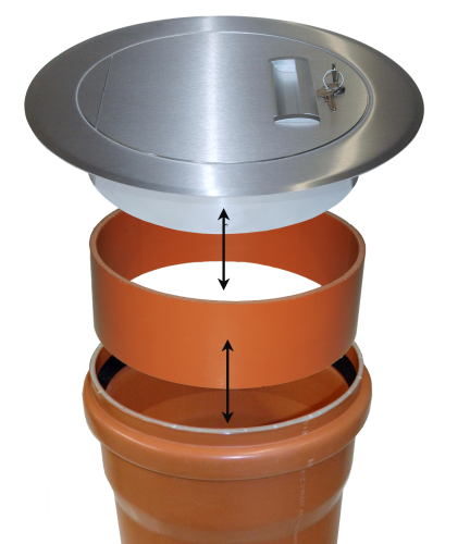 Ausgleichsring für KG Muffe