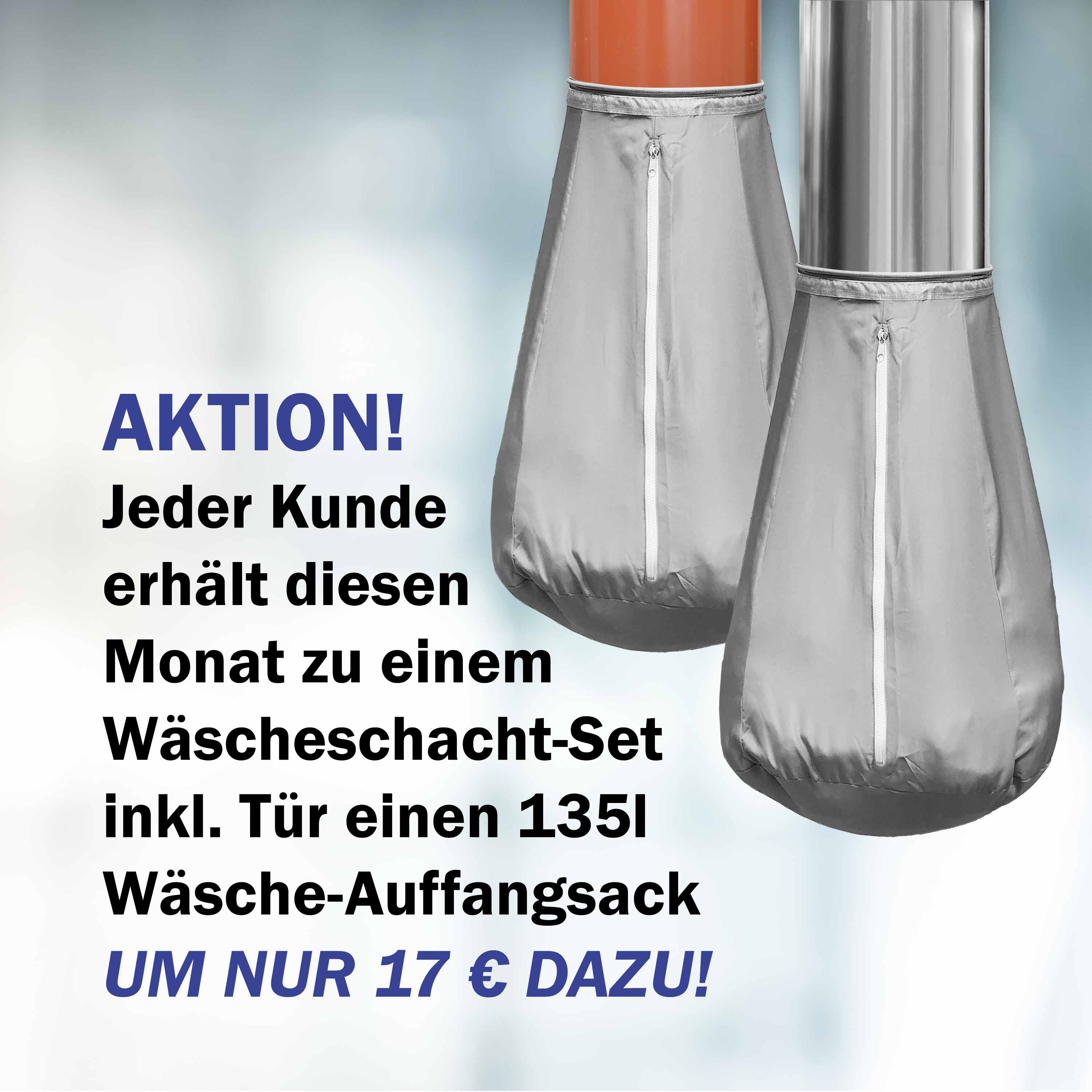 (nur wenn im Warenkorb!) MONATSAKTION Wäscheschacht-Abschluss