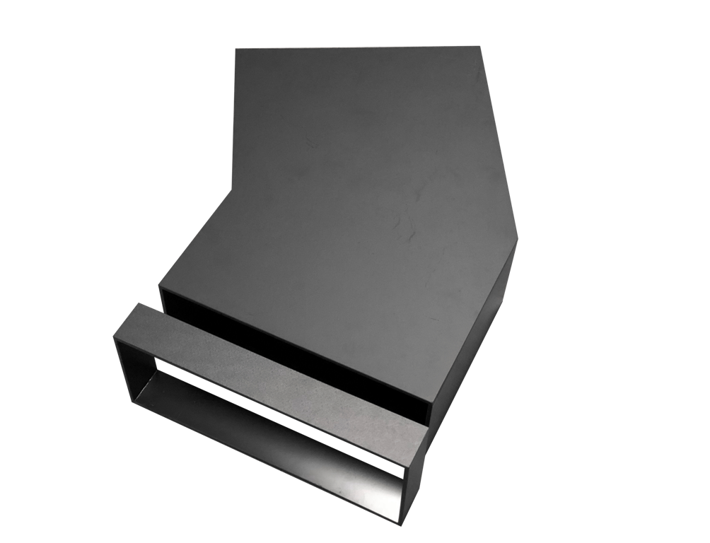 Flachkanal-Bogen seitlich 30°