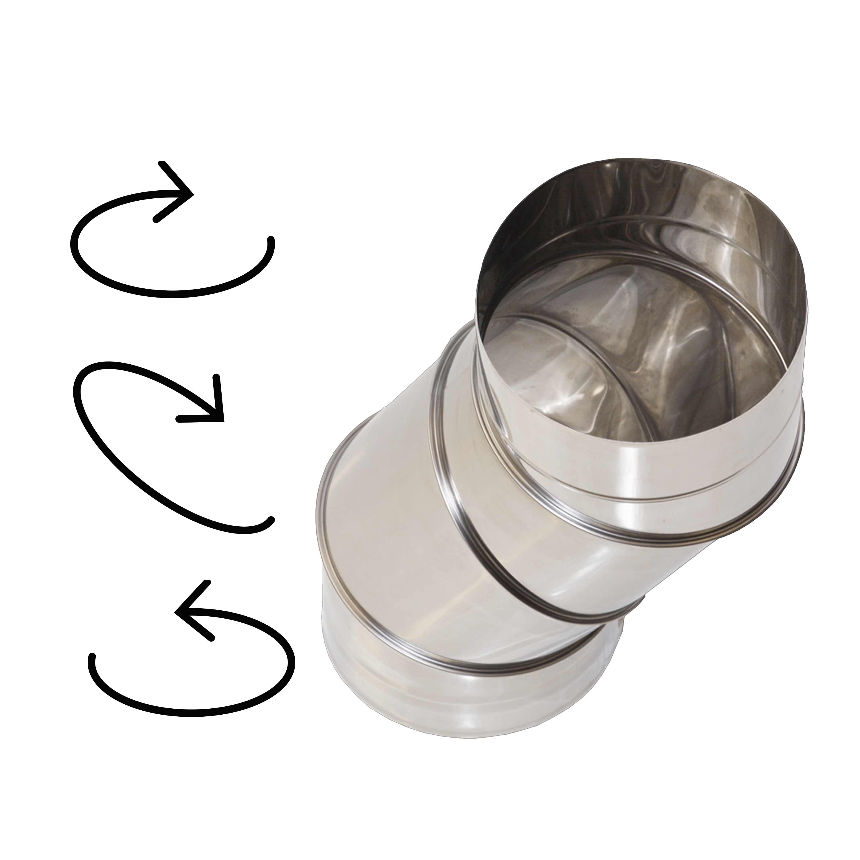 Verstellbogen 4-teilig