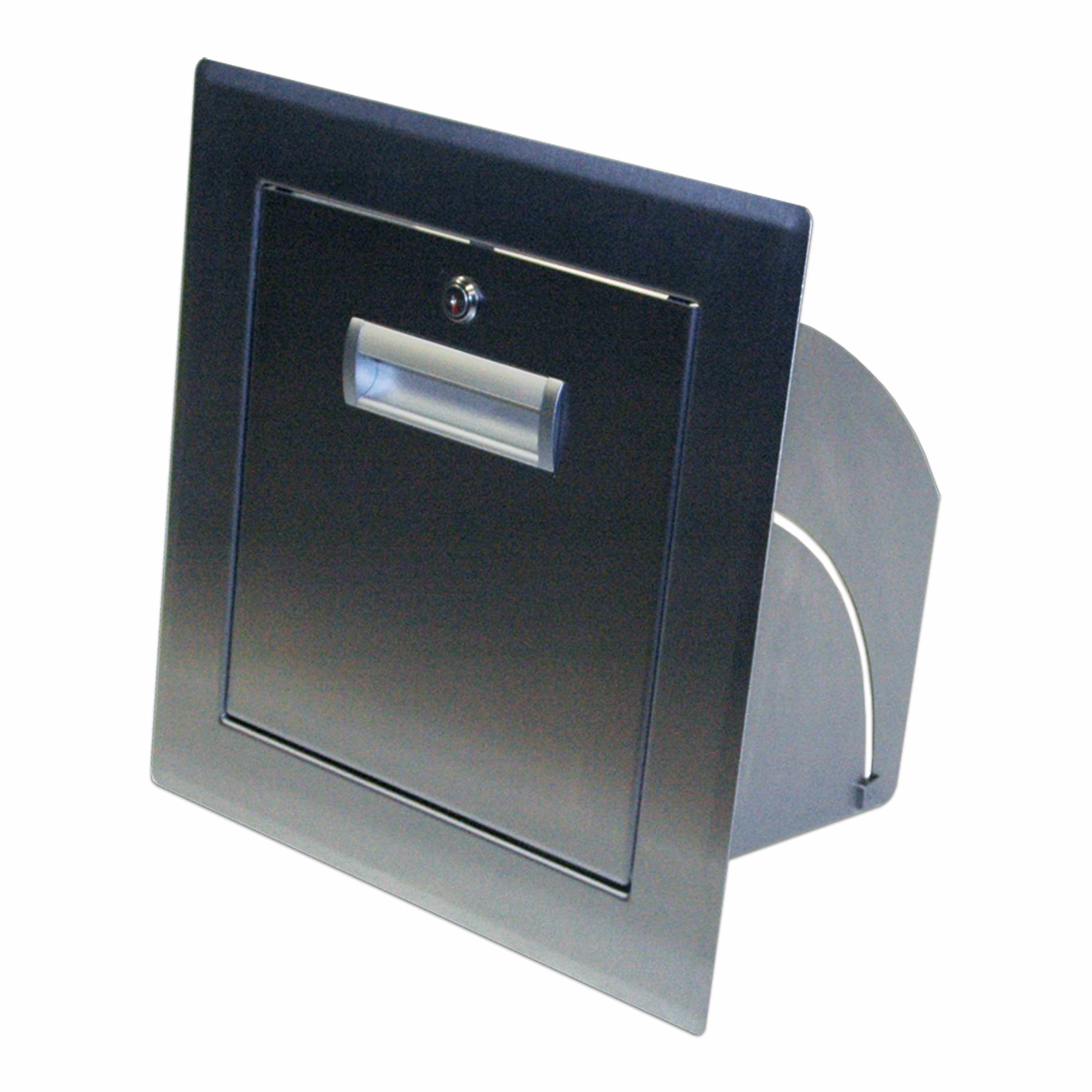 Kippmulde Metall - Edelstahl - schmaler Rahmen - 300x300 mm